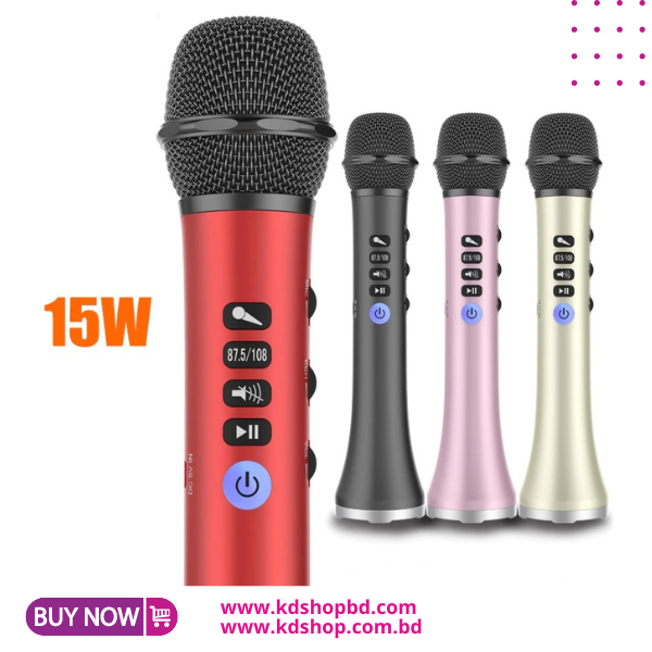 Karaoke L - 698 Bluetooth Microphone Portable Speaker