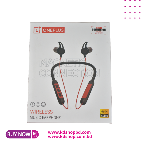 One plus magnetic connection werless earphone - Headphone